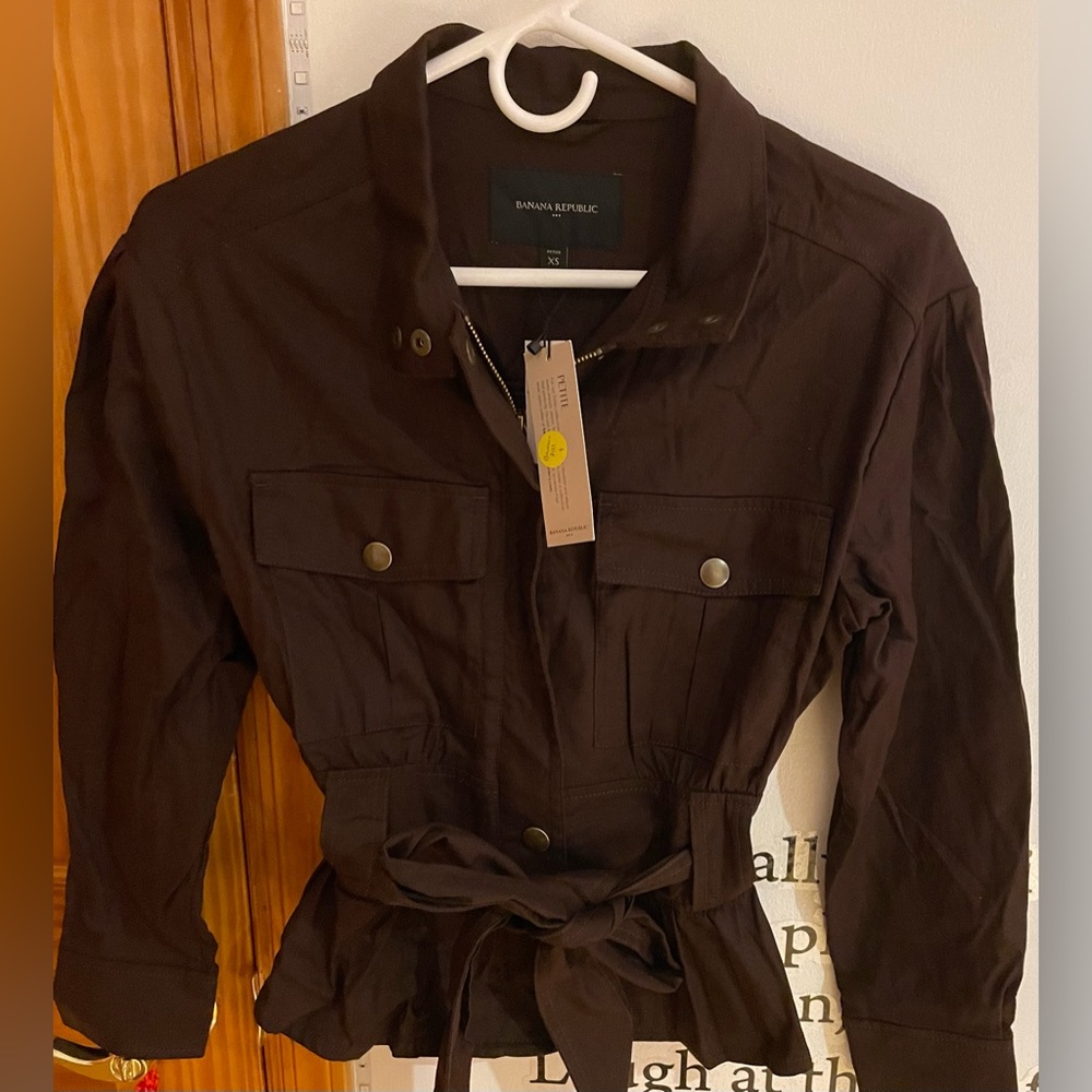 Banana Republic | XS Brown Lightweight Jacket | Brand New